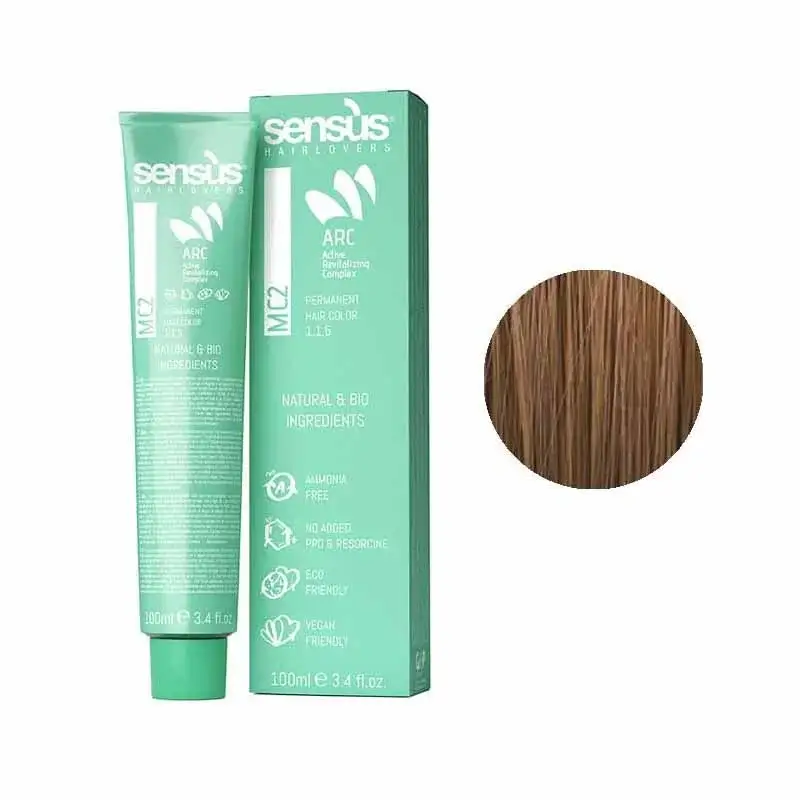 Sensus MC2 Permanent Hair Color 8.3 Light Golden Blonde 100ml – (μόνιμη βαφή χωρίς αμμωνία ανοιχτό ξανθό ντορέ)