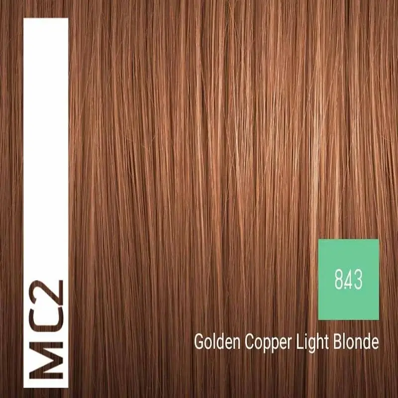 Sensus MC2 Permanent Hair Color 8.43 Golden Copper Light Blonde 100ml – (μόνιμη βαφή χωρίς αμμωνία χάλκινο ανοιχτό ξανθό ντορέ)