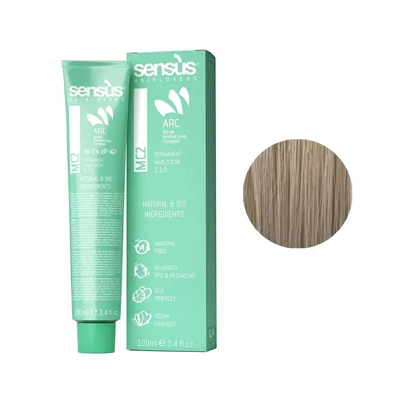 Sensus MC2 Permanent Hair Color 9.0 Very Light Blonde 100ml – (μόνιμη βαφή χωρίς αμμωνία ξανθό πολύ ανοιχτό)