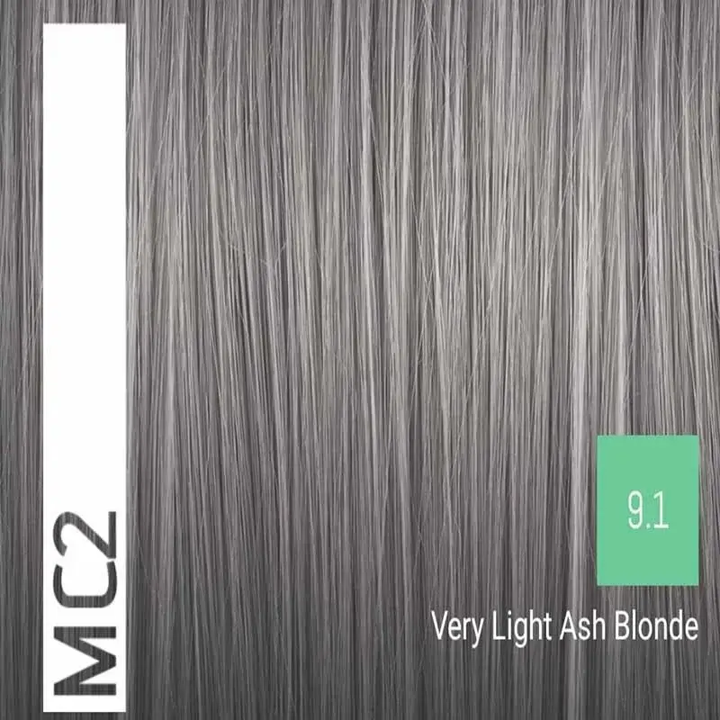 Sensus MC2 Permanent Hair Color 9.1 Very Light Ash Blonde 100ml – (μόνιμη βαφή χωρίς αμμωνία πολύ ανοιχτό ξανθό σαντρέ)