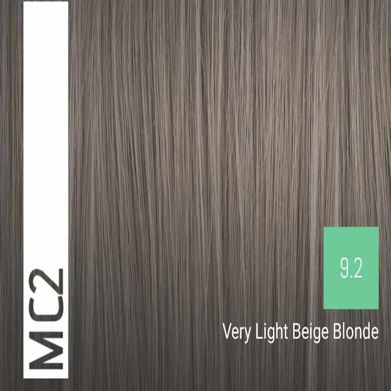 Sensus MC2 Permanent Hair Color 9.2 Beige Very Light Blonde 100ml – (μόνιμη βαφή χωρίς αμμωνία πολύ ανοιχτό ξανθό μπεζ)