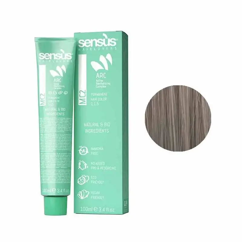 Sensus MC2 Permanent Hair Color 9.2 Beige Very Light Blonde 100ml – (μόνιμη βαφή χωρίς αμμωνία πολύ ανοιχτό ξανθό μπεζ)