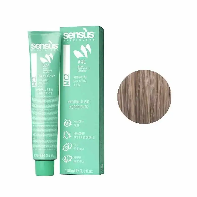 Sensus MC2 Permanent Hair Color 9.24 Very Light Brown Blonde 100ml – (μόνιμη βαφή χωρίς αμμωνία πολύ ανοιχτό ξανθό μαρόν)