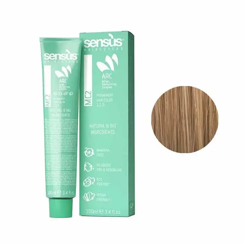 Sensus MC2 Permanent Hair Color 9.3 Very Light Golden Blonde 100ml – (μόνιμη βαφή χωρίς αμμωνία πολύ ανοιχτό ξανθό ντορέ)