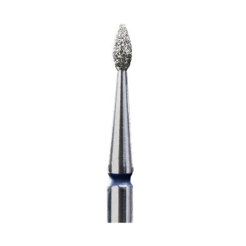 Alezori DIAMOND NAIL DRILL BIT, "drop", BLUE, 1.6mm/4mm