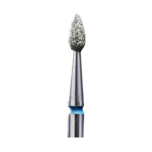 Alezori DIAMOND NAIL DRILL BIT, "drop", BLUE , 2.3mm/5mm