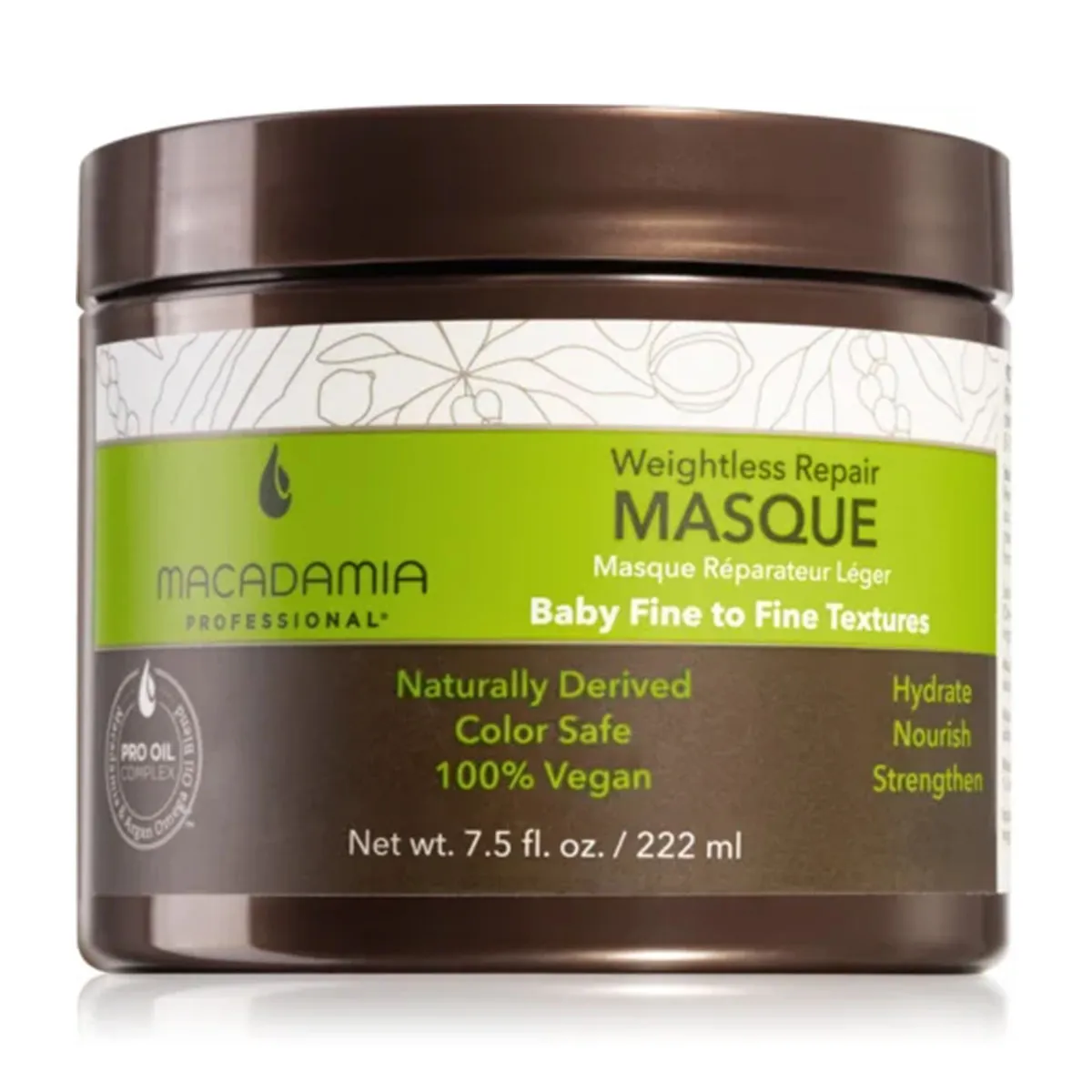 Macadamia Professional Vegan Weightless Repair Masque 222ml