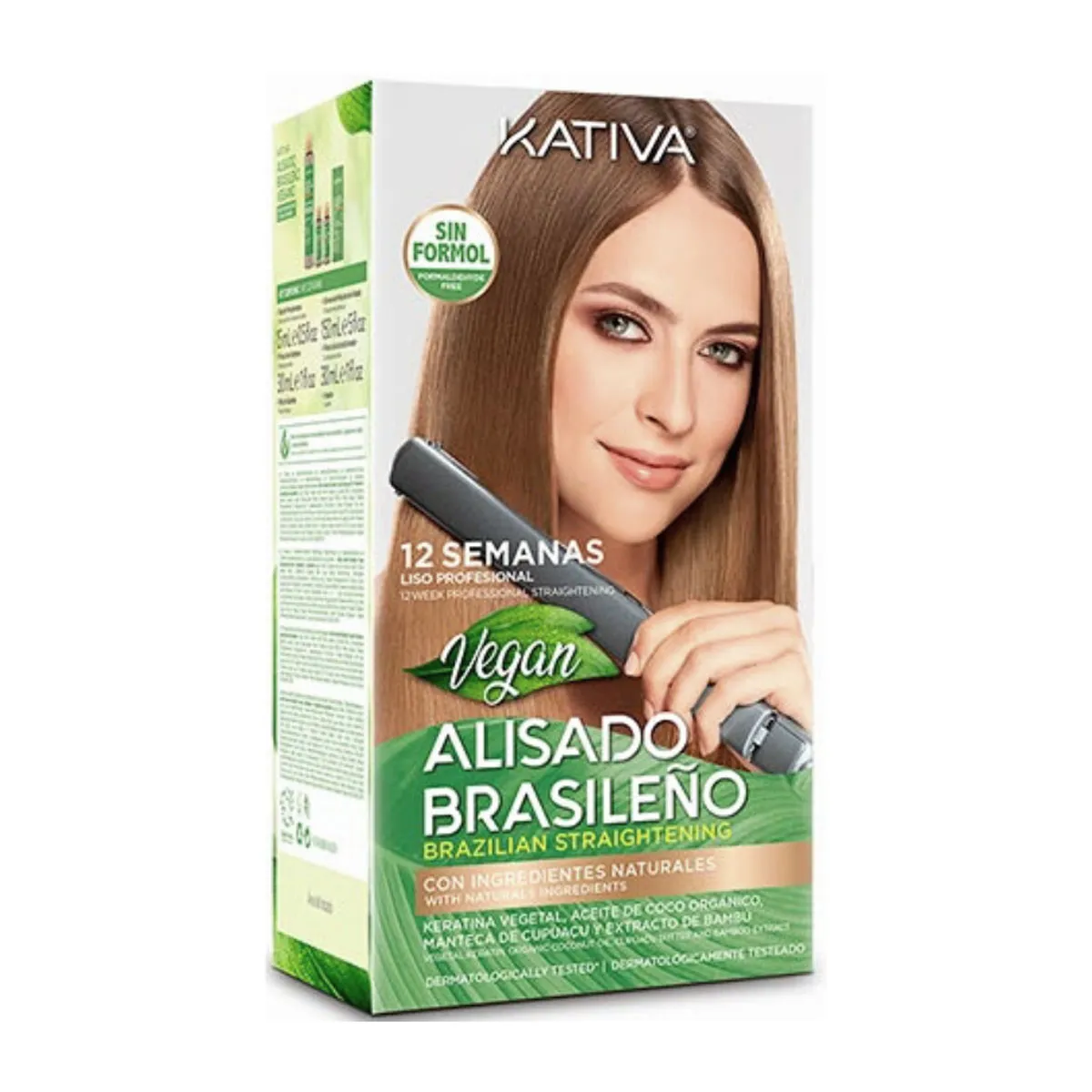 Kativa Alisado Brasileno Kit Vegan – (ολοκληρωμένο πακέτο βραζιλιάνικης θεραπείας κερατίνης)