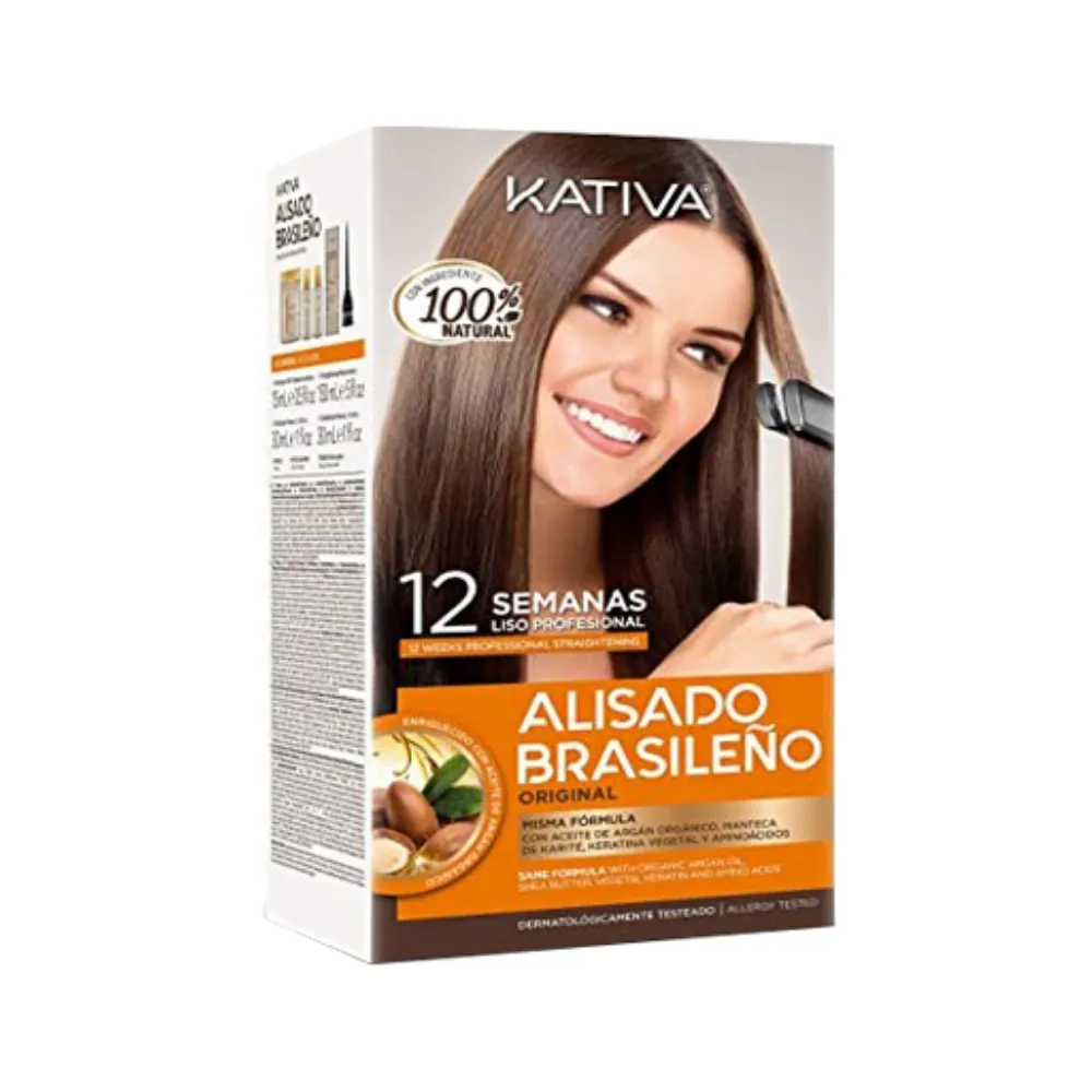 Kativa Alisado Brasileno Kit – (ολοκληρωμένο πακέτο βραζιλιάνικης θεραπείας κερατίνης)