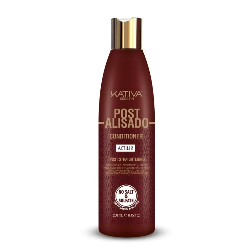 Kativa Keratin Post Alisado Conditioner 250ml – (μαλακτική κρέμα συντήρησης της ισιωτικής θεραπείας)