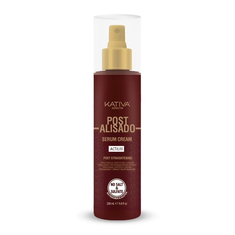 Kativa Keratin Post Alisado Serum Cream 200ml – (ορός κρέμα συντήρησης της ισιωτικής θεραπείας)