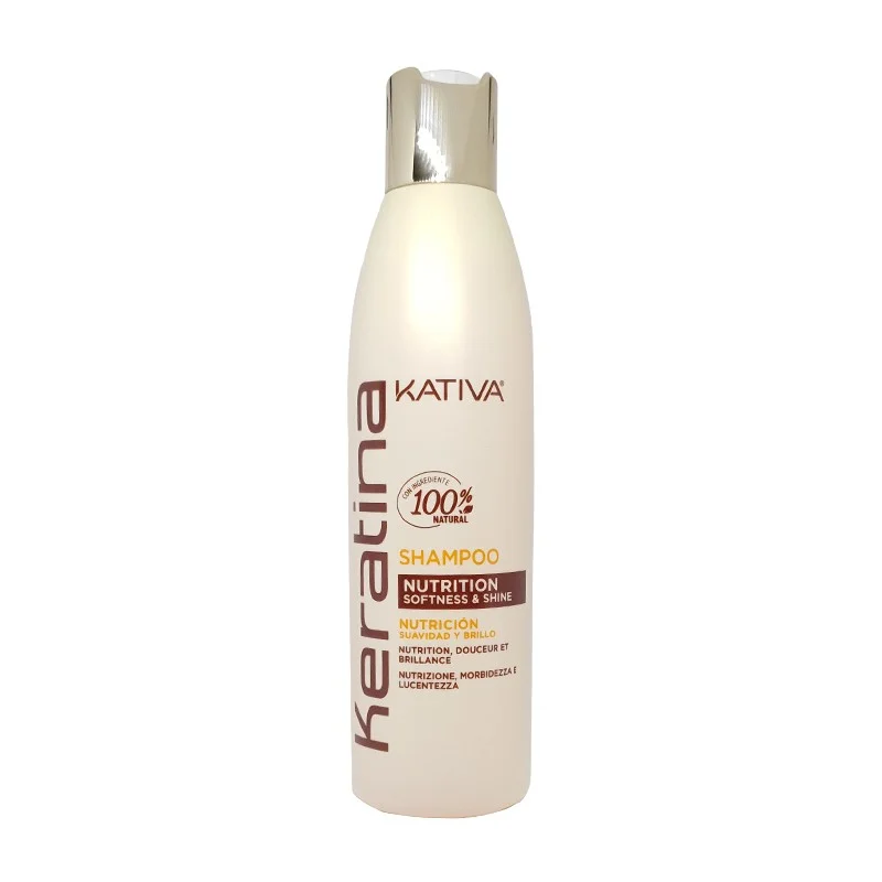 Kativa Keratina Nutrition Shampoo 250ml – (σαμπουάν με πρόσθετη υδρολυμένη κερατίνη)