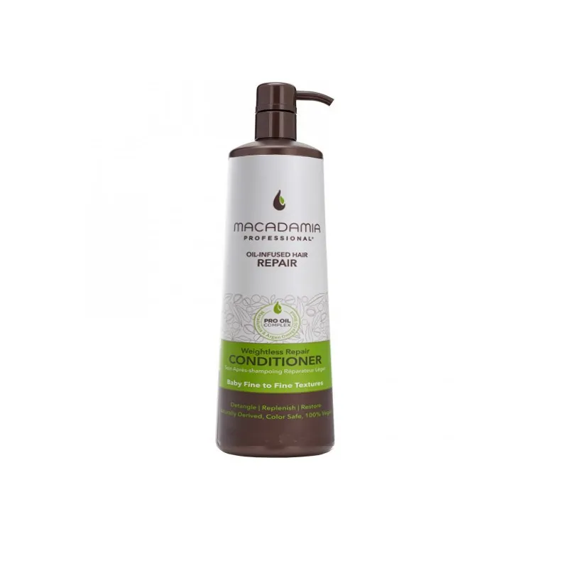 Macadamia Vegan Professional Weightless Repair Conditioner 1000ml – (μάσκα καθημερινής επανόρθωσης για λεπτά μαλλιά)