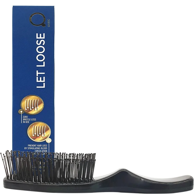 Qure Let Loose The World’s Finest Black Brush – (βούρτσα ξεμπερδέματος)