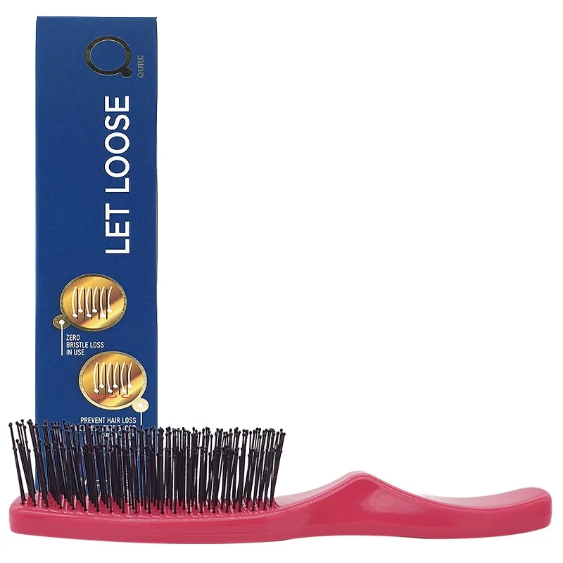 Qure Let Loose The World’s Finest Pink Brush – (βούρτσα ξεμπερδέματος)