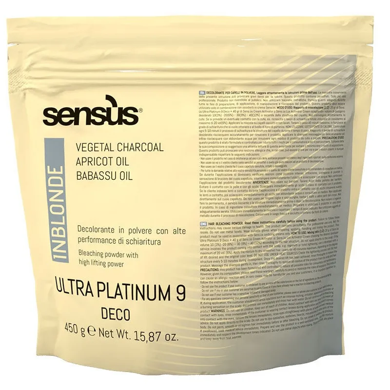 Sensus Deco Ultra Platinum 9 450g – (πούδρα αποχρωματισμού μέχρι και 9 τόνους)