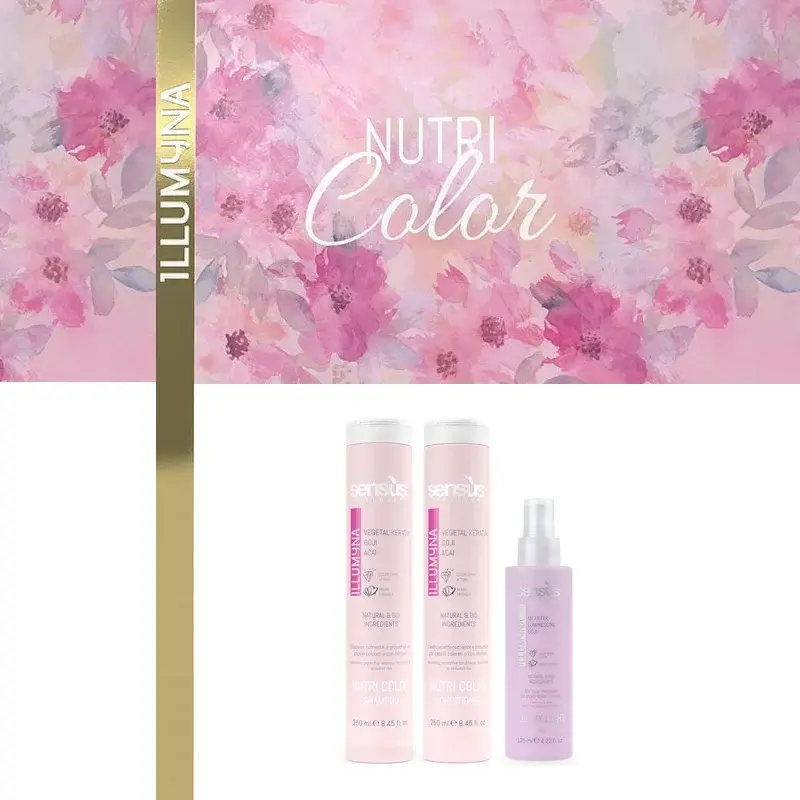 Sensus Illumyna Nutri Color Therapy Kit – (θεραπεία ενίσχυσης της λάμψης για βαμμένα μαλλιά)