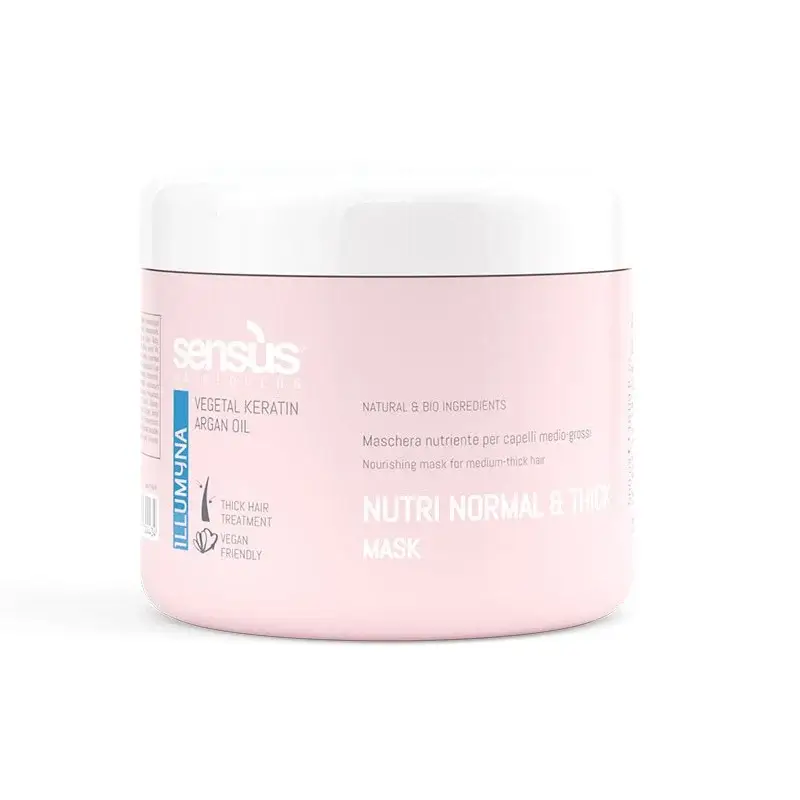 Sensus Illumyna Nutri Normal & Thick Hair Mask 500ml – (μάσκα θρέψης για κανονικά προς χοντρά μαλλιά)