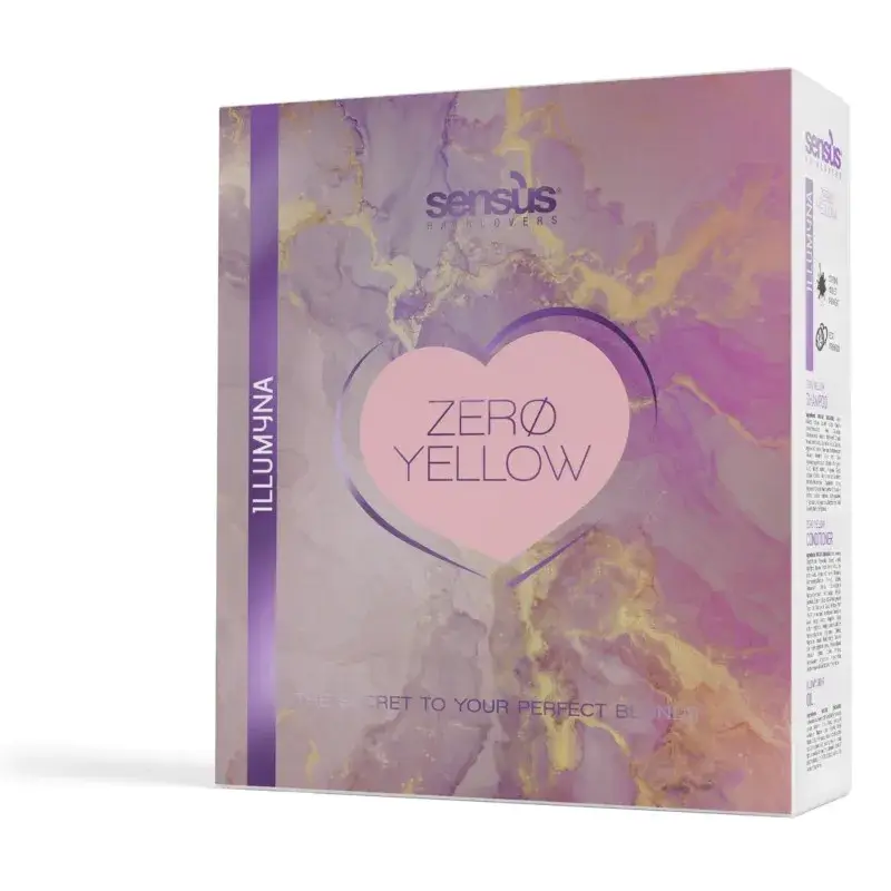 Sensus Illumyna Zero Yellow Bundle (Shampoo 250ml & Conditioner 250ml & Leave in Oil 125ml)