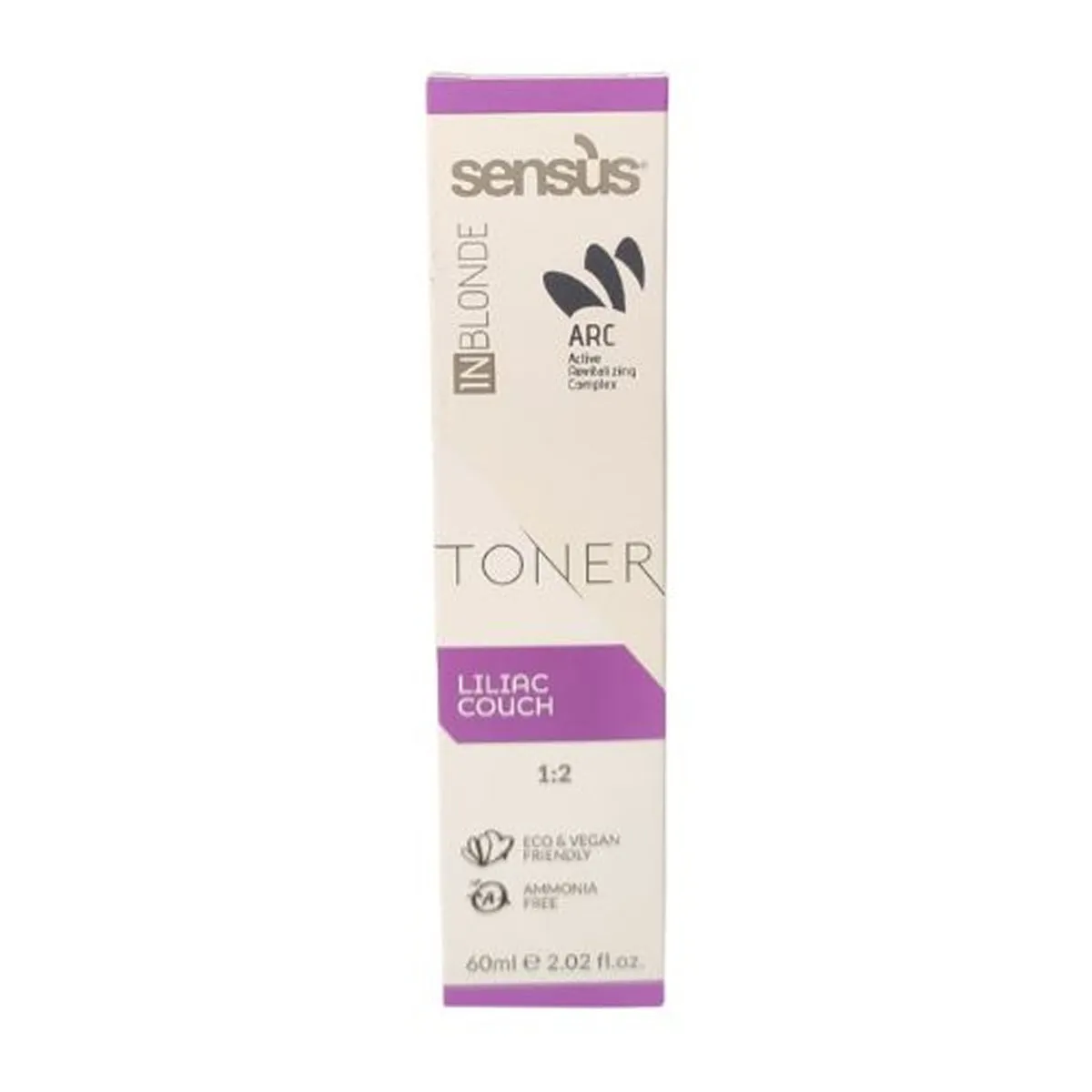 Sensus Inblonde Toner – Liliac Couch 60ml – (ρεφλέ για ψυχρούς ξανθούς τόνους)