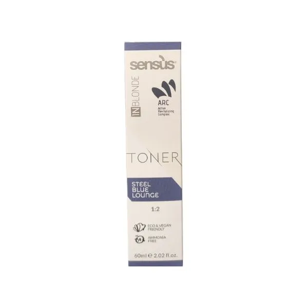 Sensus Inblonde Toner – Steel Blue Lounge 60ml – (ρεφλέ για ψυχρούς ξανθούς τόνους)