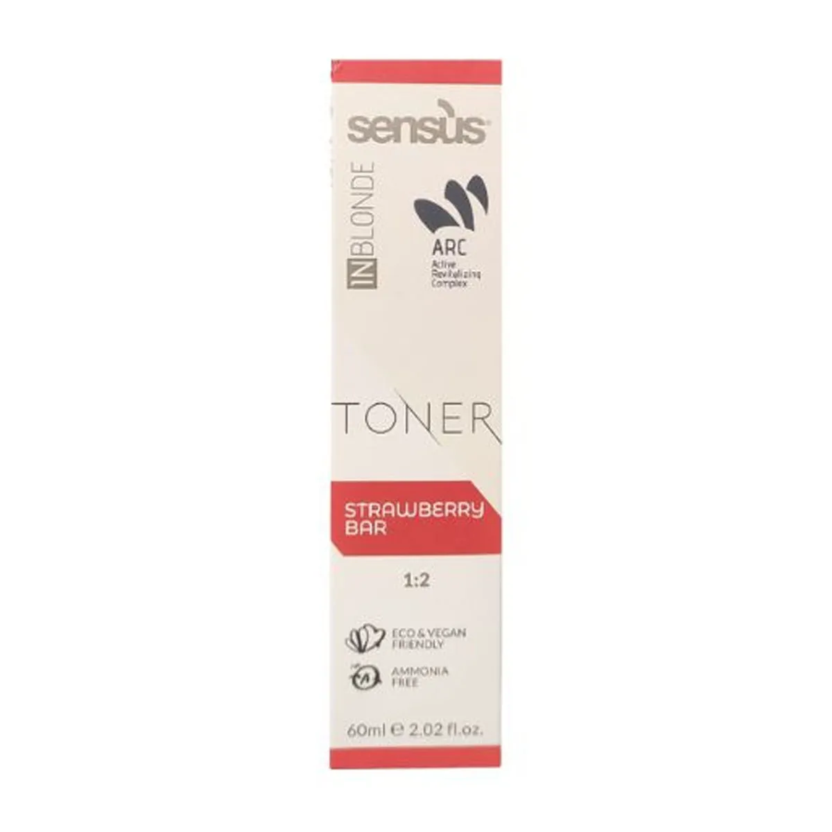 Sensus Inblonde Toner – Strawberry Bar 60ml – (ρεφλέ για ζεστούς ξανθούς τόνους)