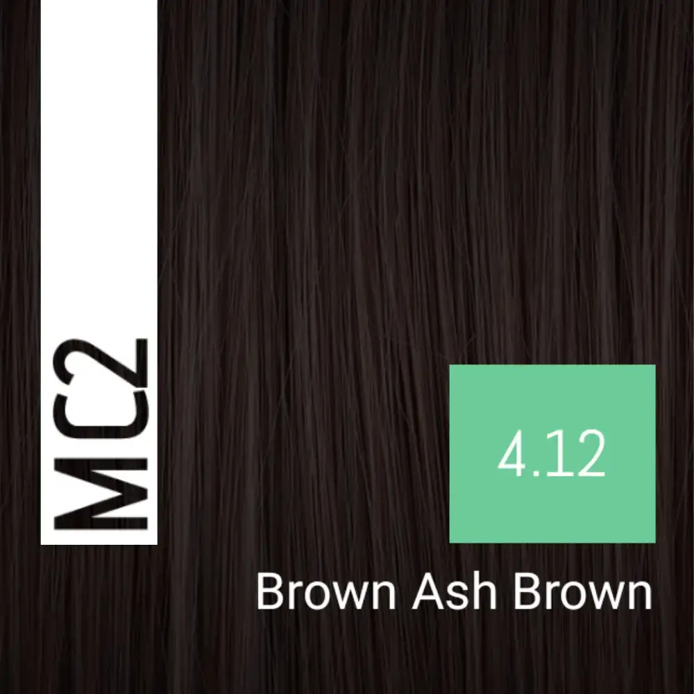 Sensus MC2 Permanent Hair Color 4.12 Ash Brown Chestnut 100ml – (Μόνιμη Βαφή Χωρίς Αμμωνία Καστανό Σαντρέ Μπεζ)