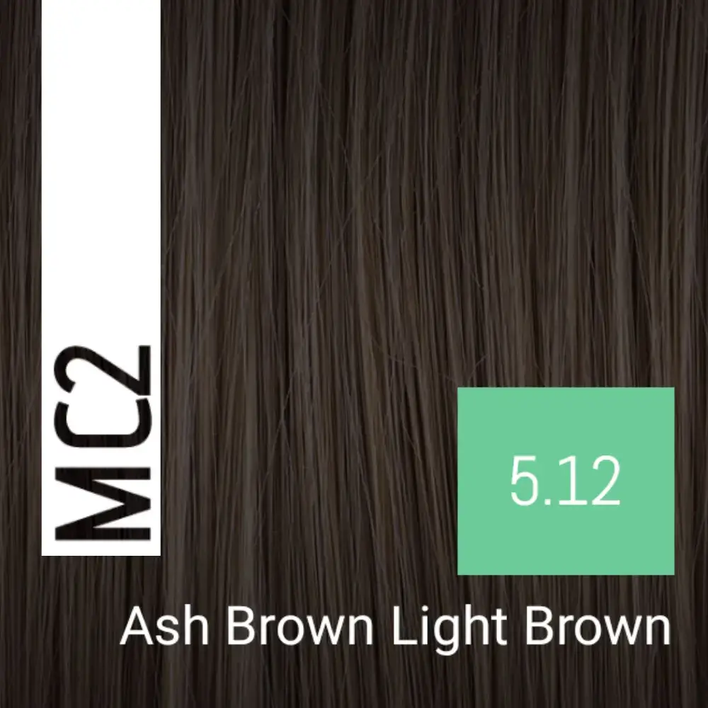 Sensus MC2 Permanent Hair Color 5.12 Light Ash Brown Chestnut 100ml – (Μόνιμη Βαφή Χωρίς Αμμωνία Ανοιχτό Καστανό Σαντρέ Μπεζ)