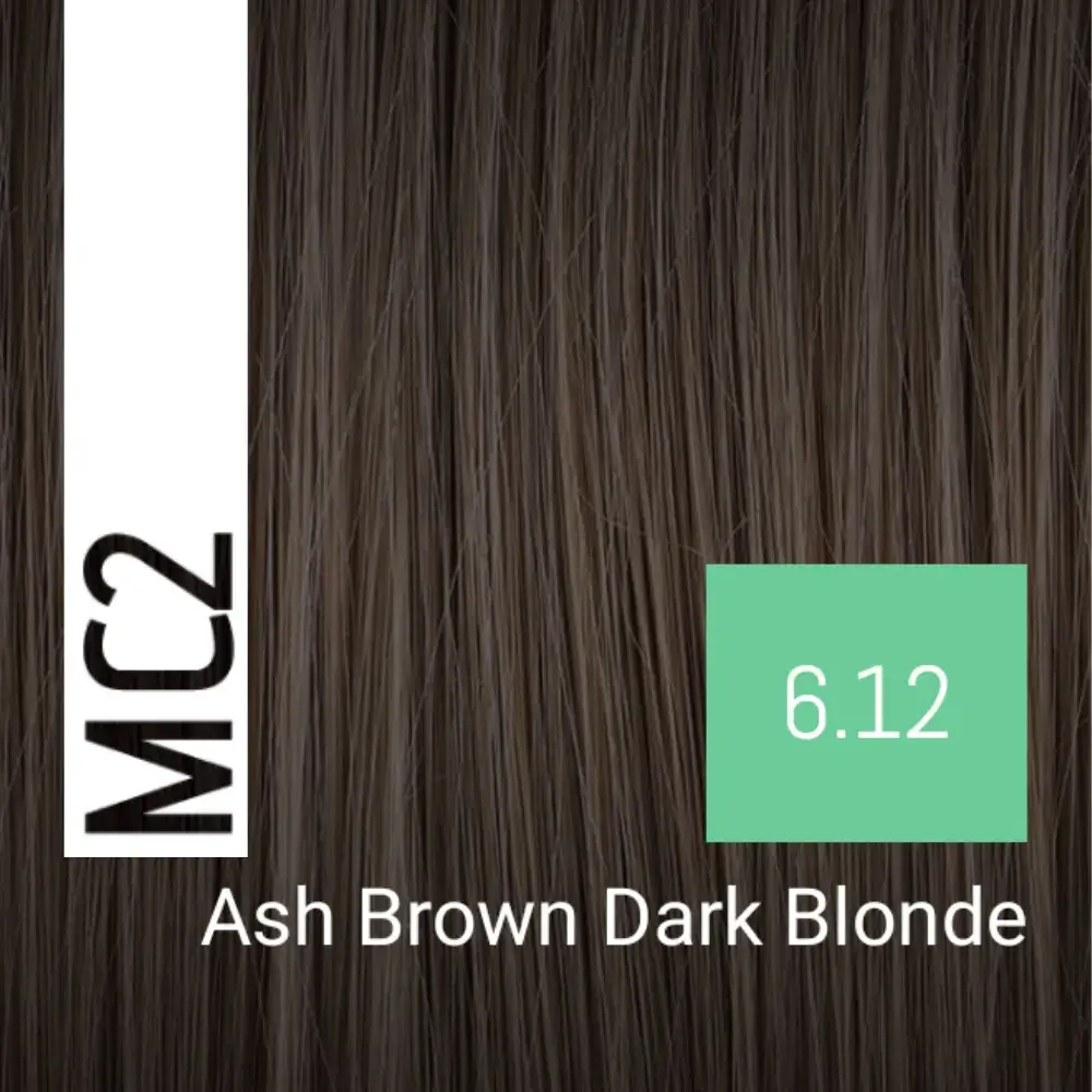 Sensus MC2 Permanent Hair Color 6.12 Dark Ash Brown Blonde 100ml – (Μόνιμη Βαφή Χωρίς Αμμωνία Ξανθό Σκούρο Σαντρέ Μπεζ)