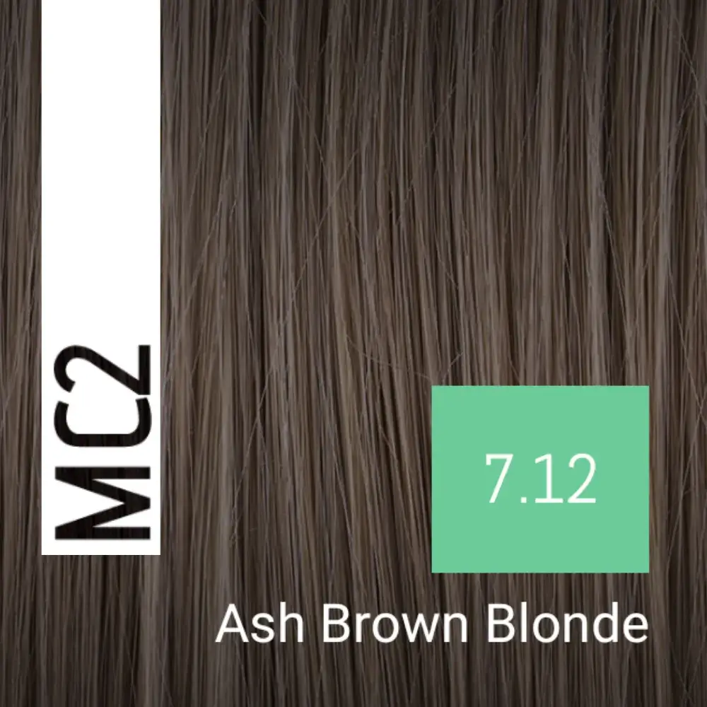 Sensus MC2 Permanent Hair Color 7.12 Ash Brown Blonde 100ml – (Μόνιμη Βαφή Χωρίς Αμμωνία Ξανθό Σαντρέ Μπεζ)