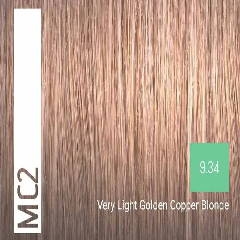 Sensus MC2 Permanent Hair Color 9.34 Copper Golden Very Light Blonde 100ml – (χωρίς αμμωνία χάλκινο ανοιχτό πολύ ξανθό ντορέ)