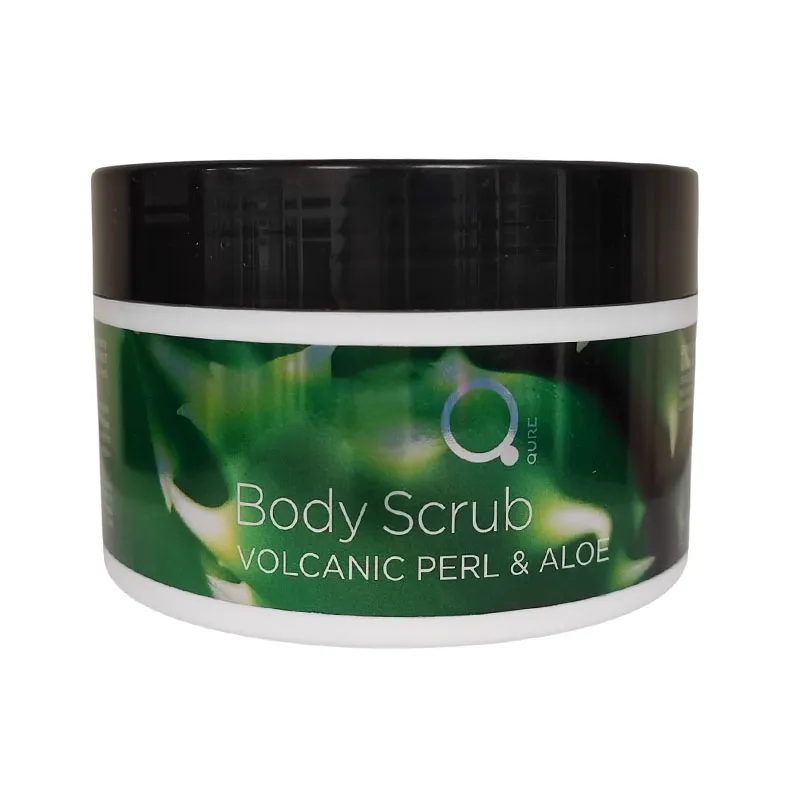 Qure Body Scrub Silk Volcanic Perl & Aloe 500ml