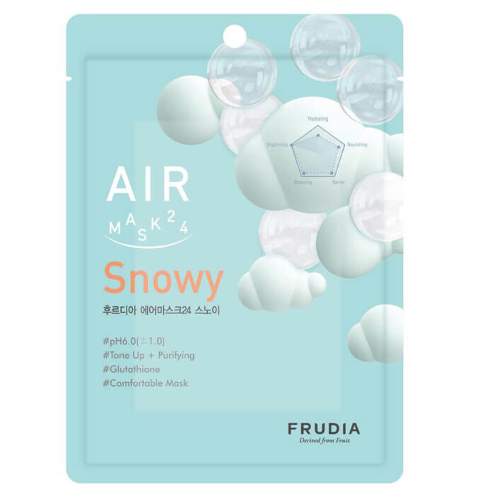 Frudia AIR Mask 24 Snowy (Ενυδατική μάσκα προσώπου)