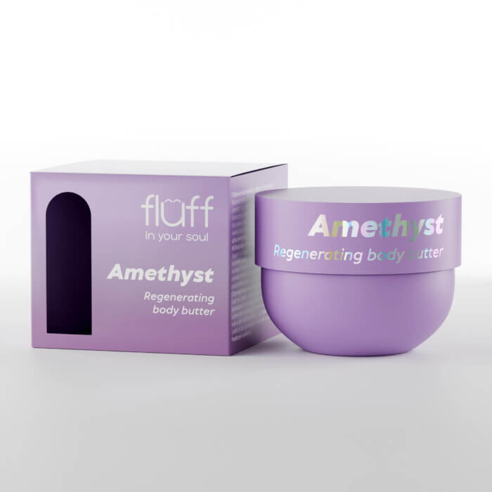 Fluff Body butter – Moisturizing body balm with amethyst 150ml