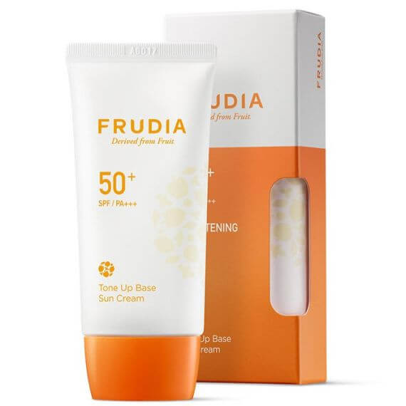 Frudia Brightening Tone-Up Base Sun Cream SPF50+ 50g (Αντιηλιακή κρέμα λάμψης SPF50)