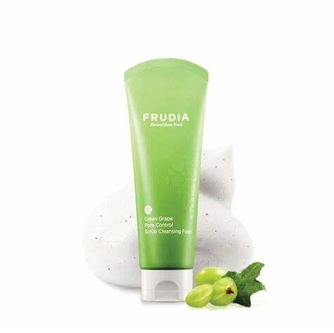 Frudia Green Grape Pore Control Scrub Cleansing Foam 145ml