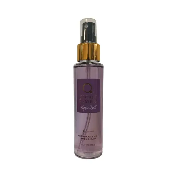 Qure Secret Passion Magic Spell Fragrance Hair and Body Mist 100ml