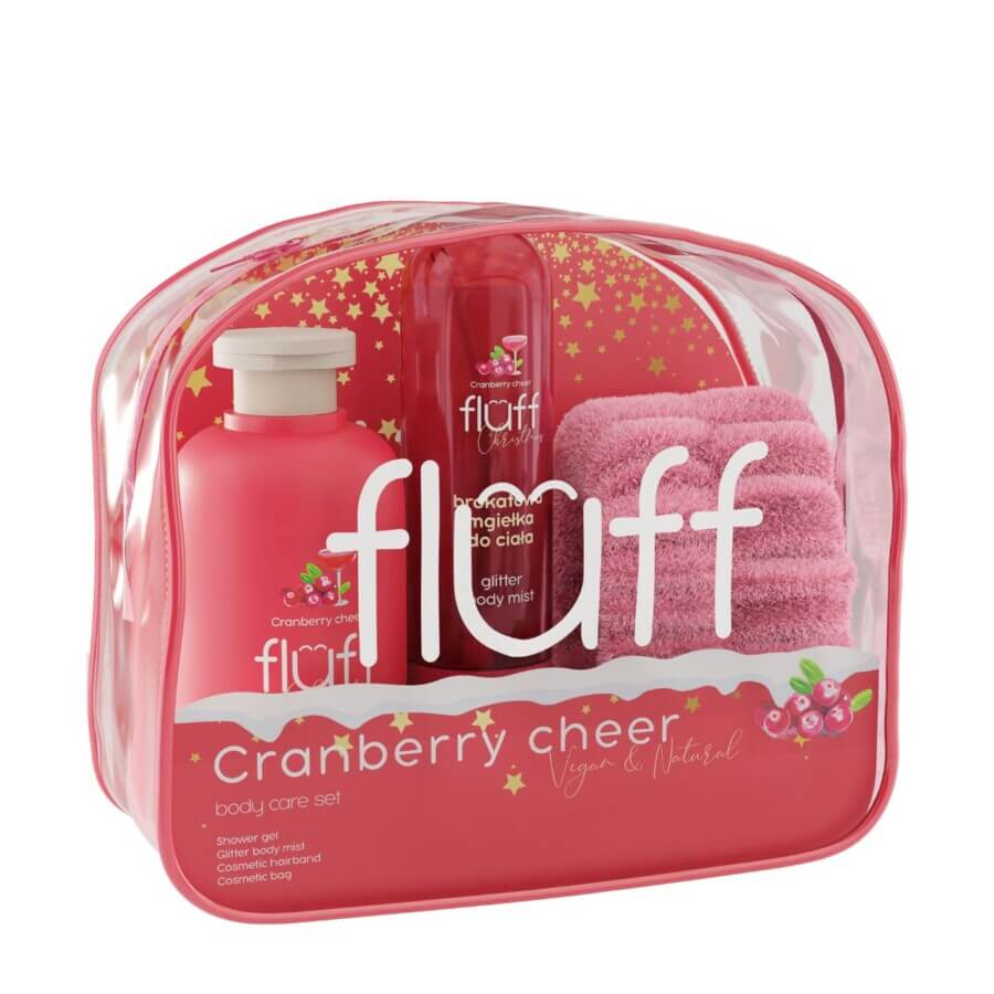 Fluff Body Care Set Cranberry Cheer 3pcs