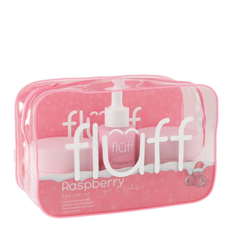 Fluff Face’s Best Care Set Raspberry 3pcs