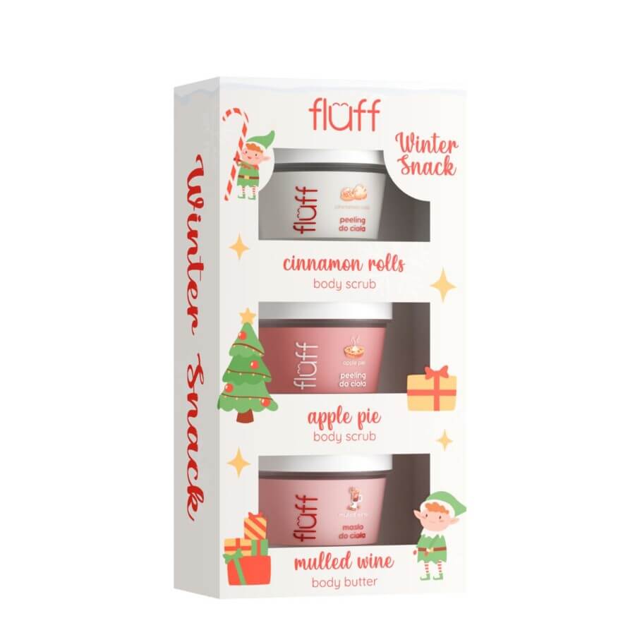 Fluff Chritmas Body Care Set Winter Snack 3pcs