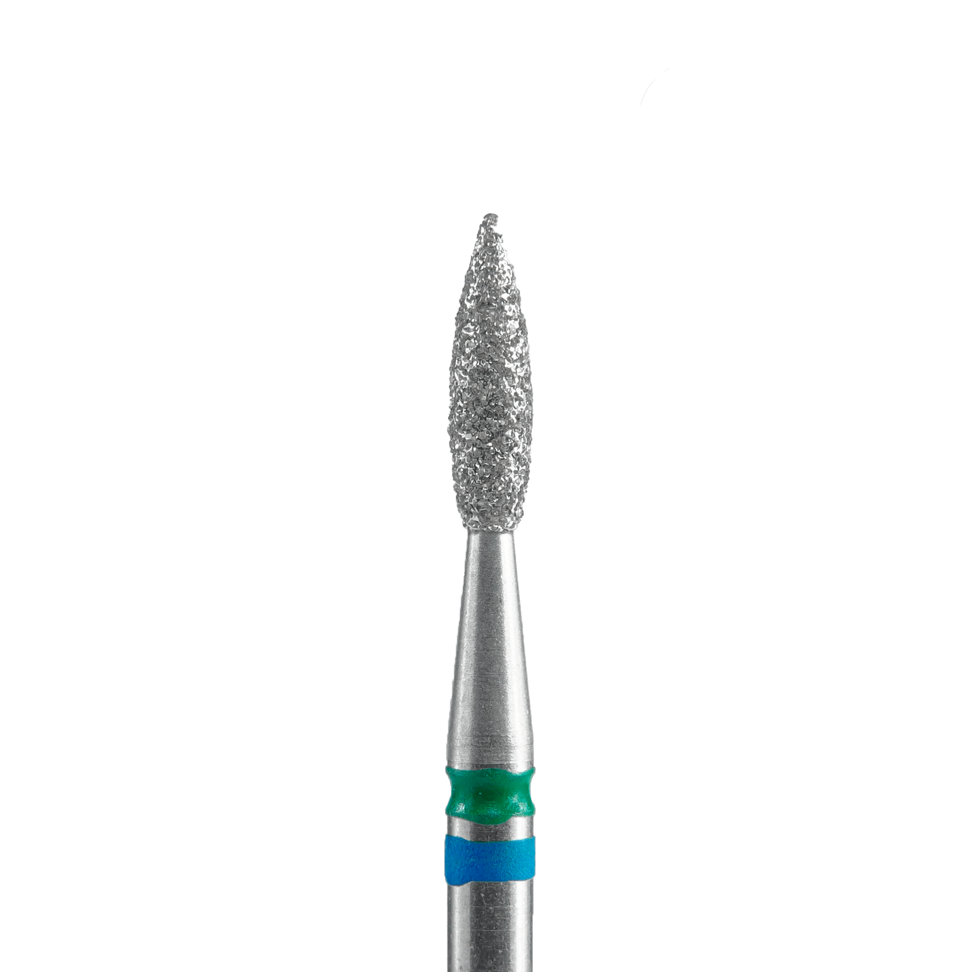 Alezori ALEZORI DIAMOND NAIL DRILL BIT DUO FLAME BLUE-GREEN EXPERT HEAD – 2.1MM / 8MM