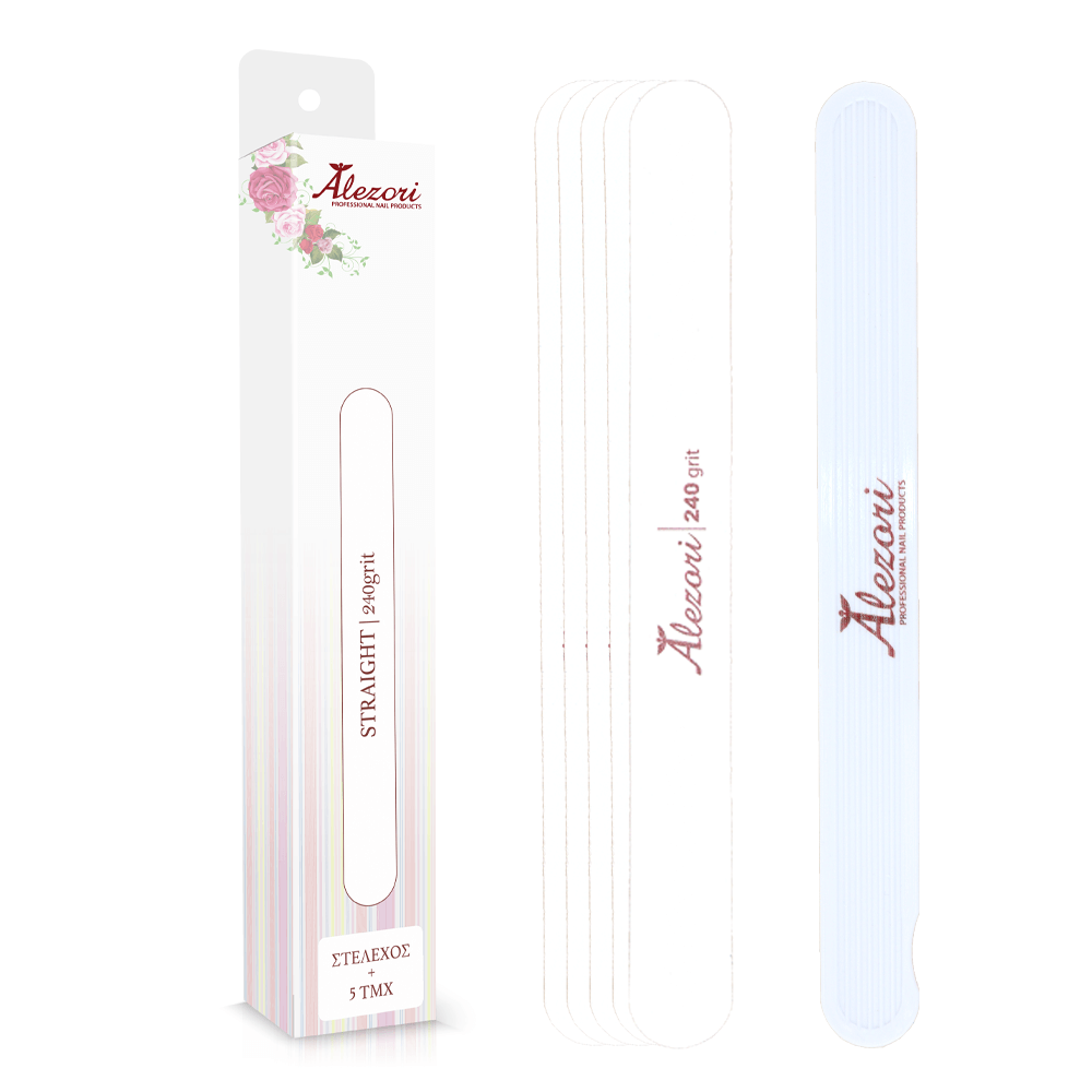 Alezori ALEZORI – STRAIGHT ΣΤΕΛΕΧΟΣ & 5 pcs ΑΝΤΑΛΛΑΚΤΙΚΑ 240 GRIT