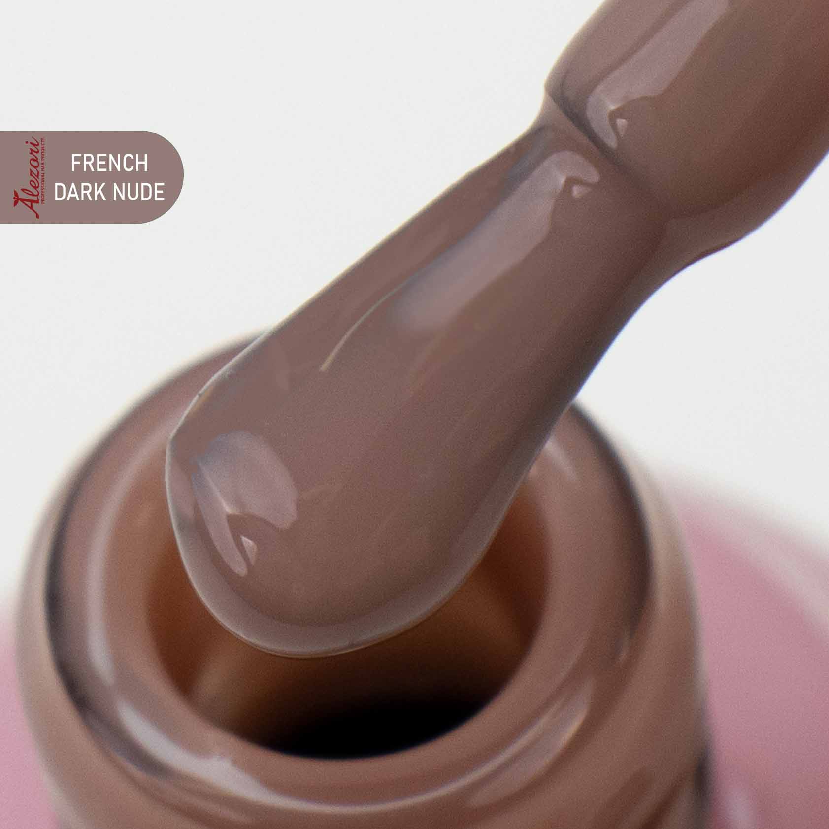 Alezori GEL POLISH FRENCH DARK NUDE