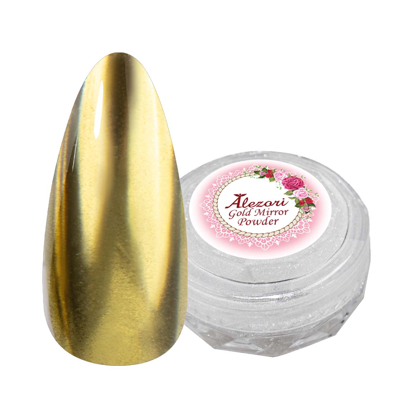 Alezori POWDER NAIL GOLD MIRROR 0.3g
