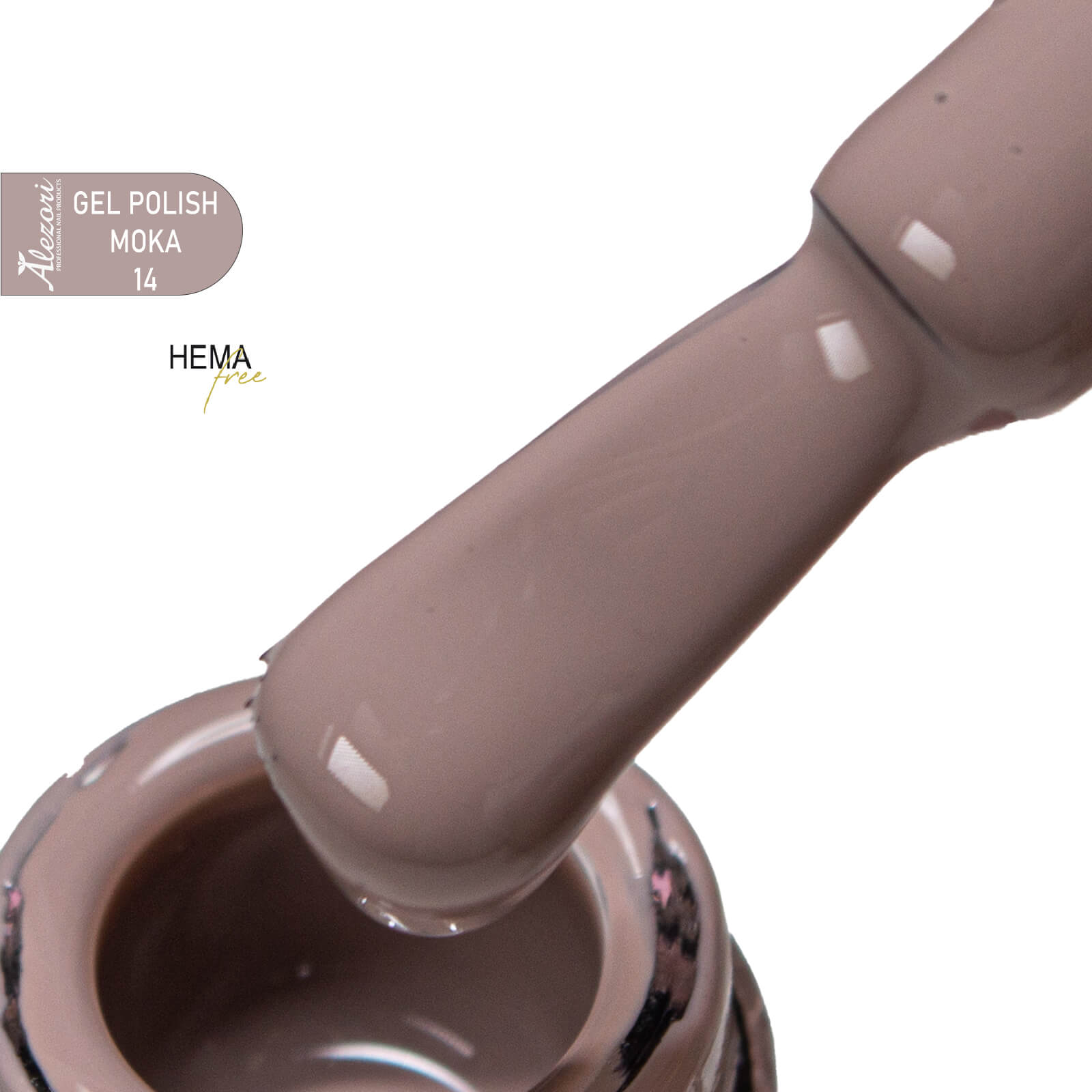 Alezori GEL POLISH MOKA 14 – 15ml