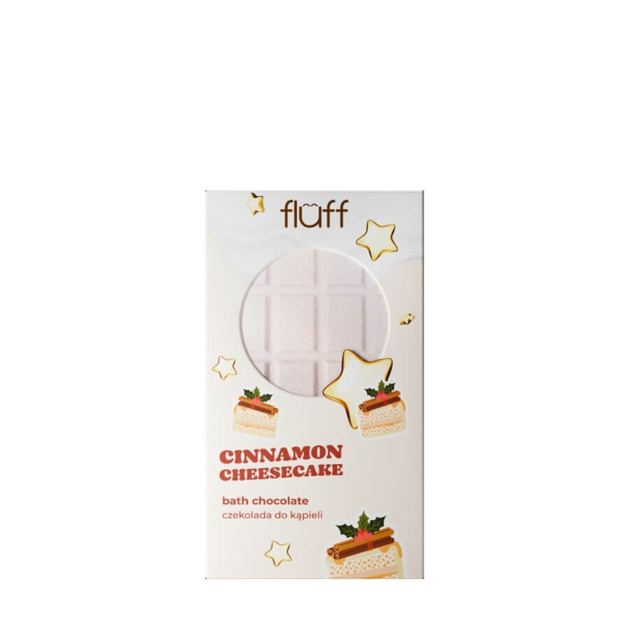 Fluff Chocolate Bar Bath Bomb CINNAMON CHEESECAKE 160g