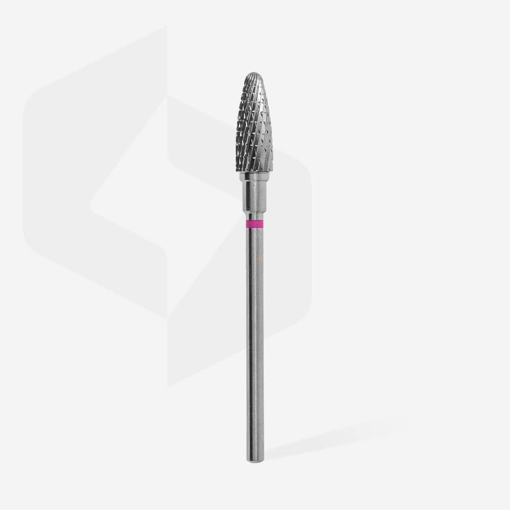 Alezori CARBIDE NAIL DRILL BIT CORN PURPLE EXPERT HEAD DIAMETER 5 MM / WORKING PART 13 MM