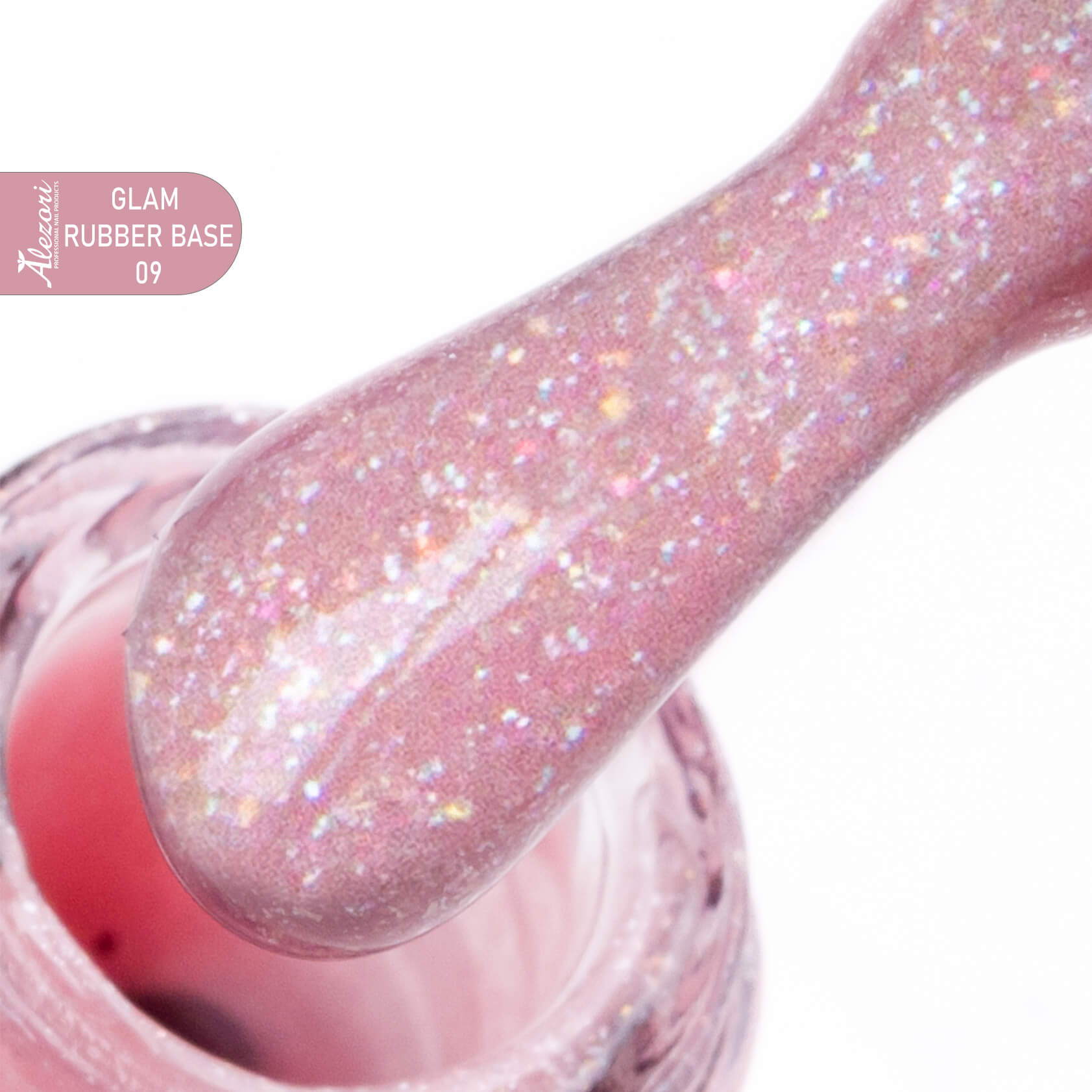 Alezori BASE COAT RUBBER GLAM 09