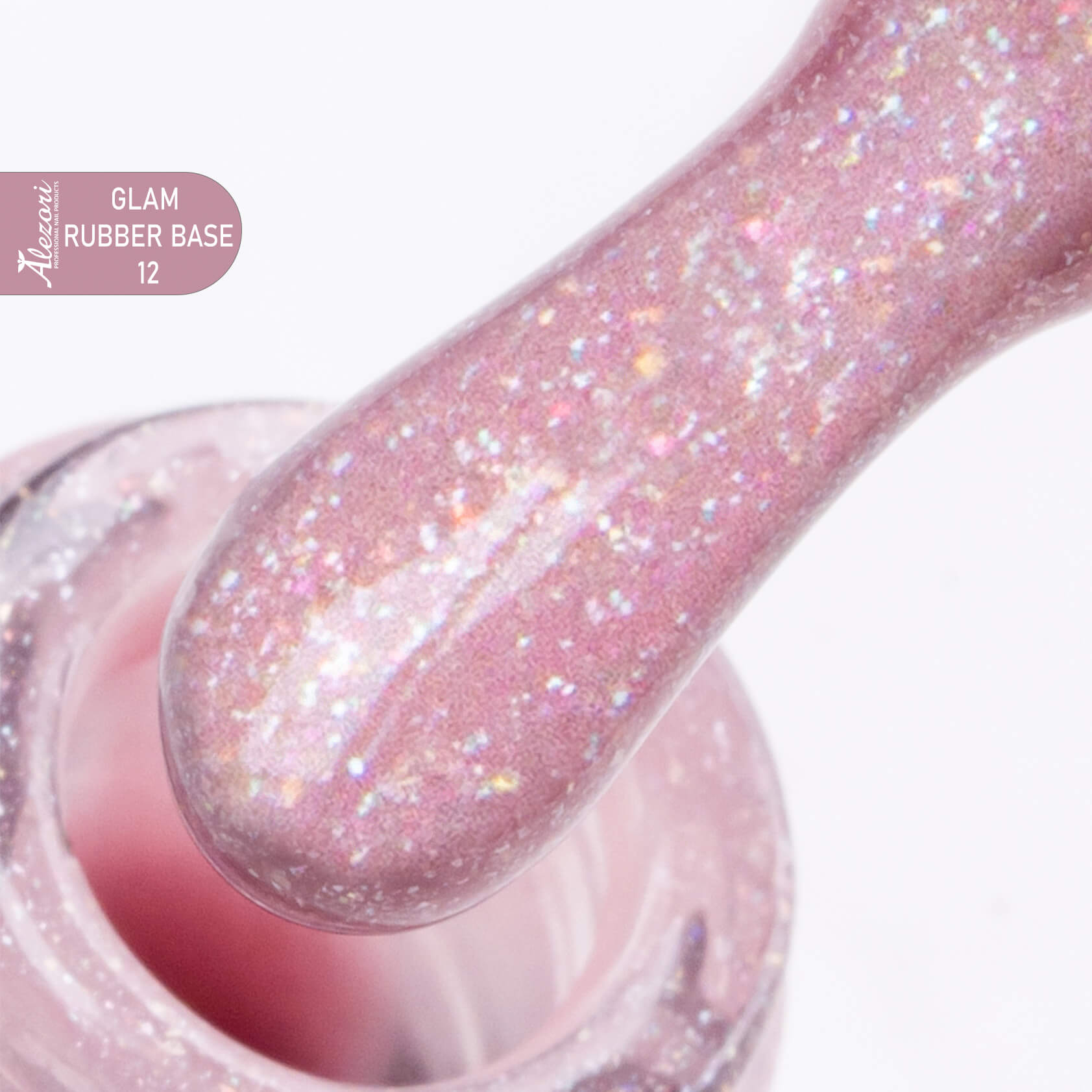 Alezori BASE COAT RUBBER GLAM 12