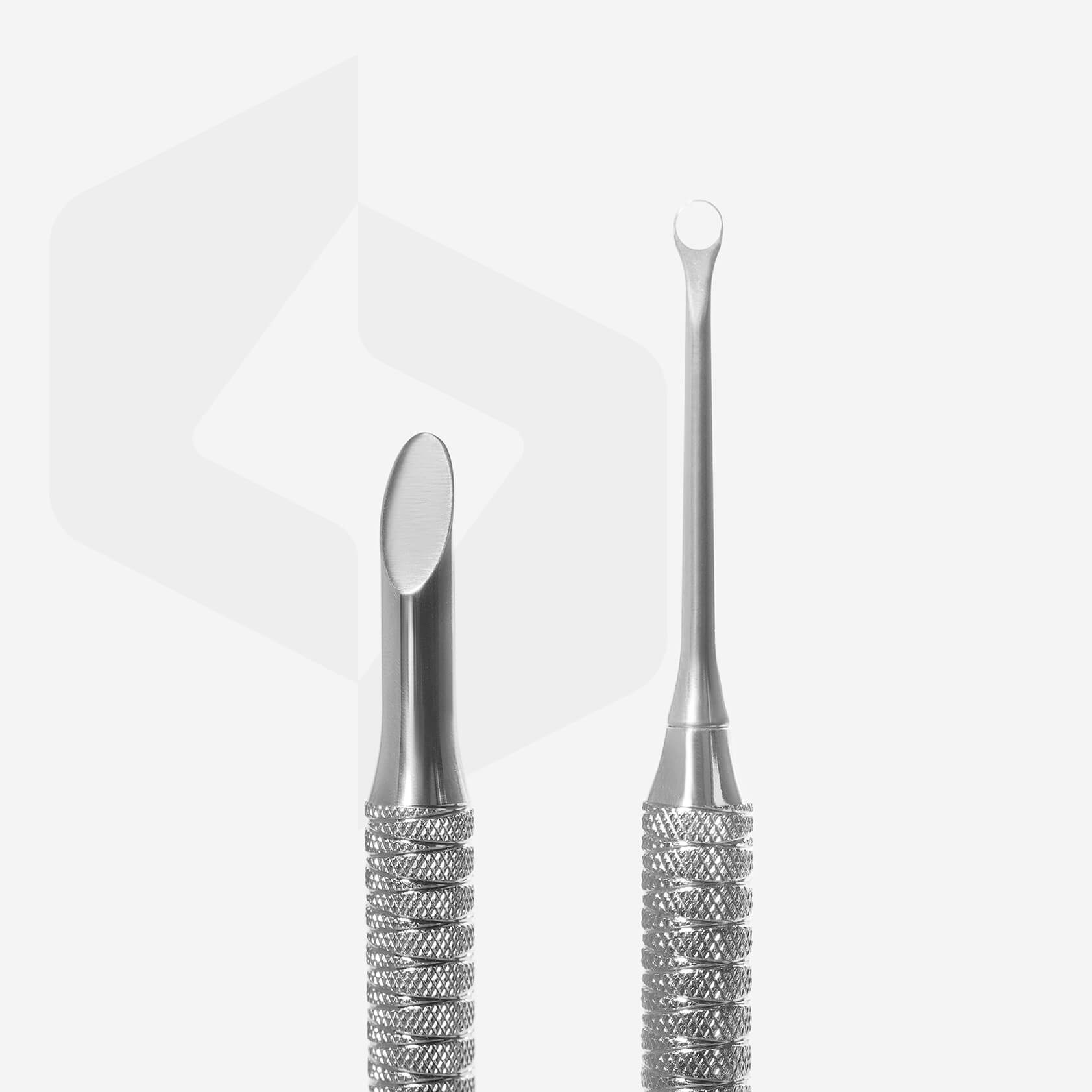 Alezori PROFESSIONAL CUTICLE PUSHER 51/2 (Slanted Pusher And Loop Pusher) | AE-51/2